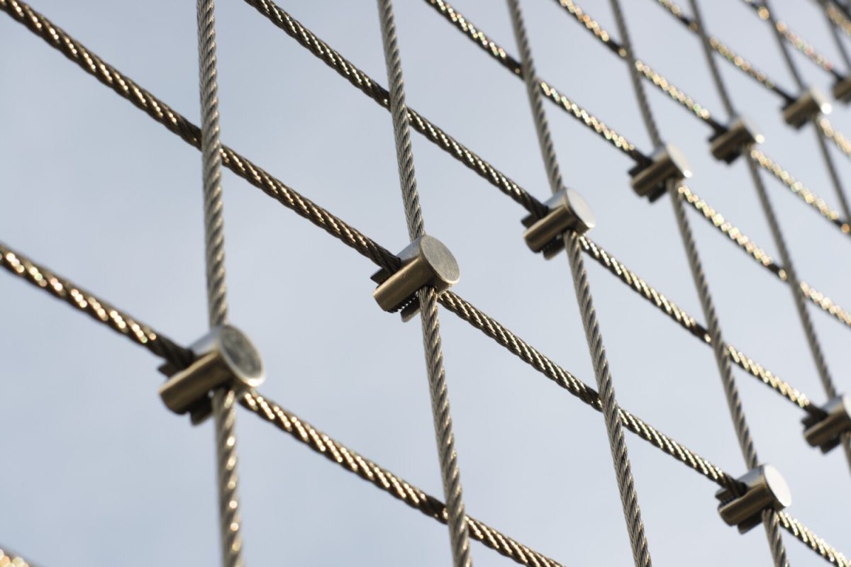 Seilkonstruktion für die Architektur
